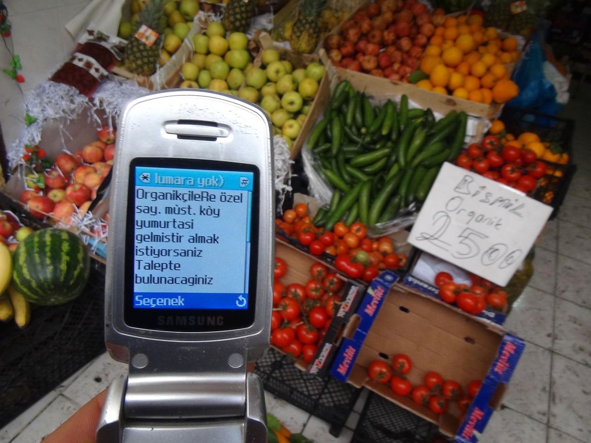 Batmanlı Manav Sms ile Sipariş Alıyor