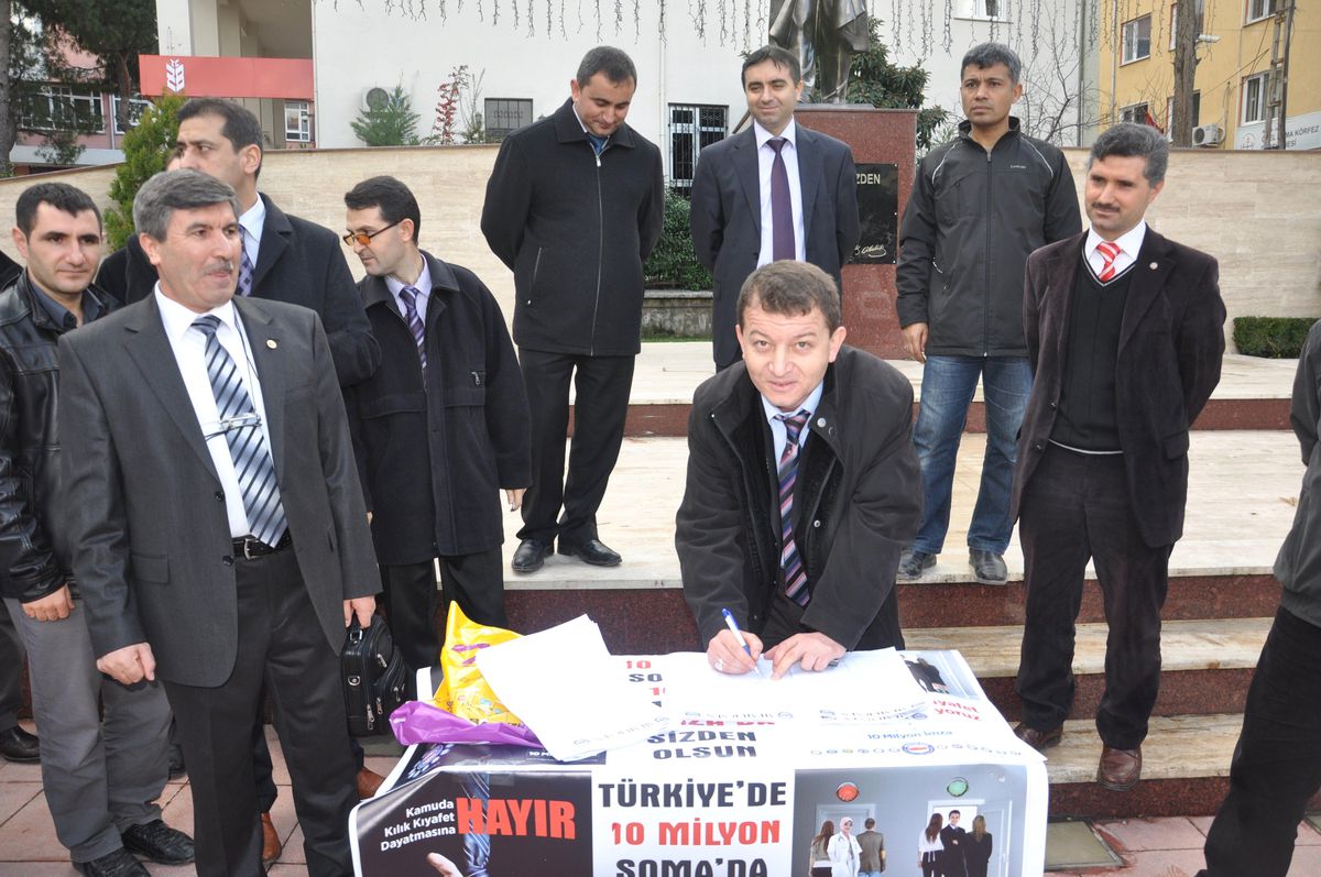 Memur Sen, "10 Milyon İmza" Kampanyasına Soma\'dan 10 Bin İmza ile Destek Verecek