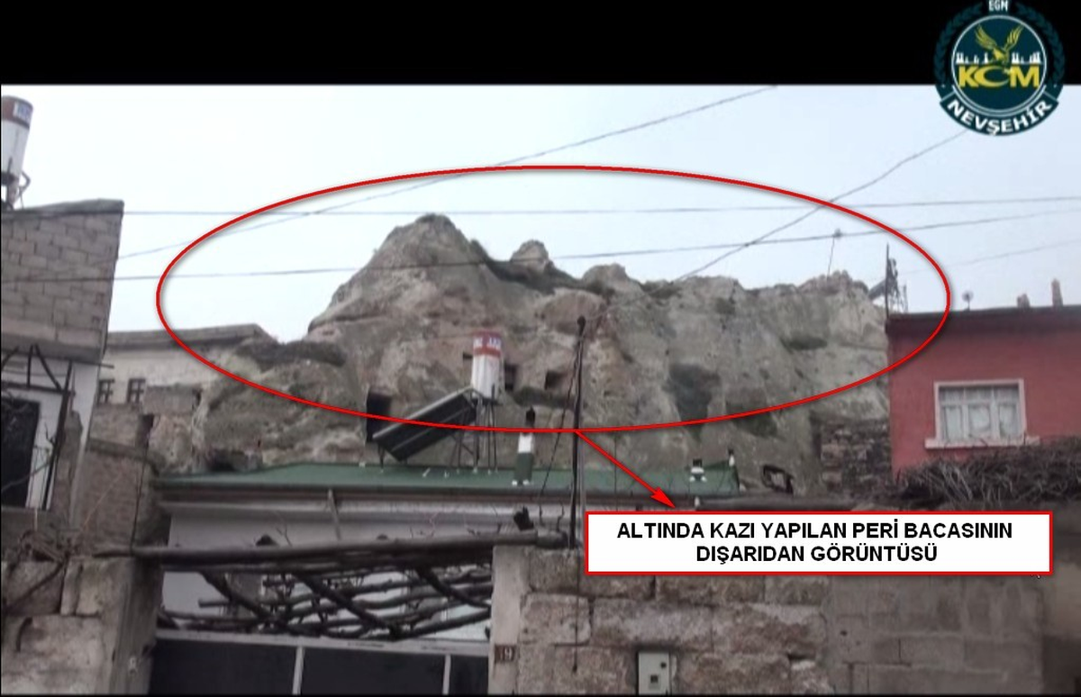 Peribacasında Kaçak Kazı Yapan 1 Kişi Yakalandı