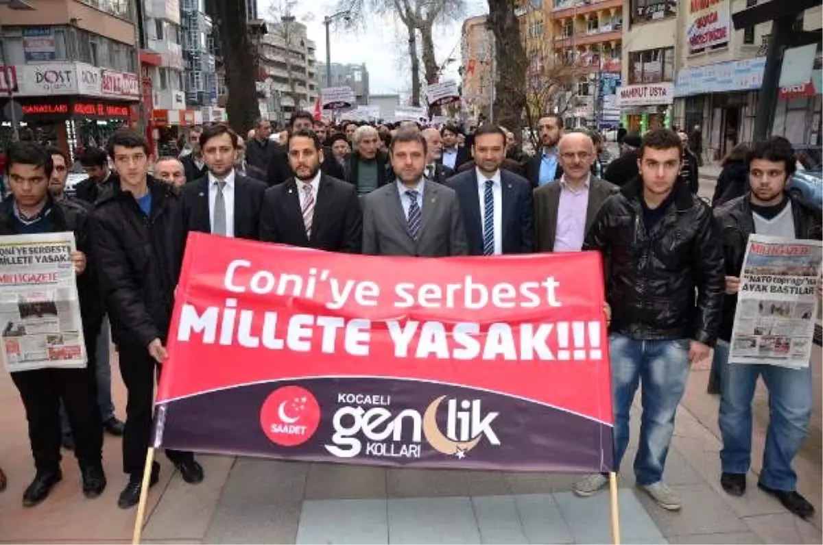 Saadet Partililerden Patroit Protestosu