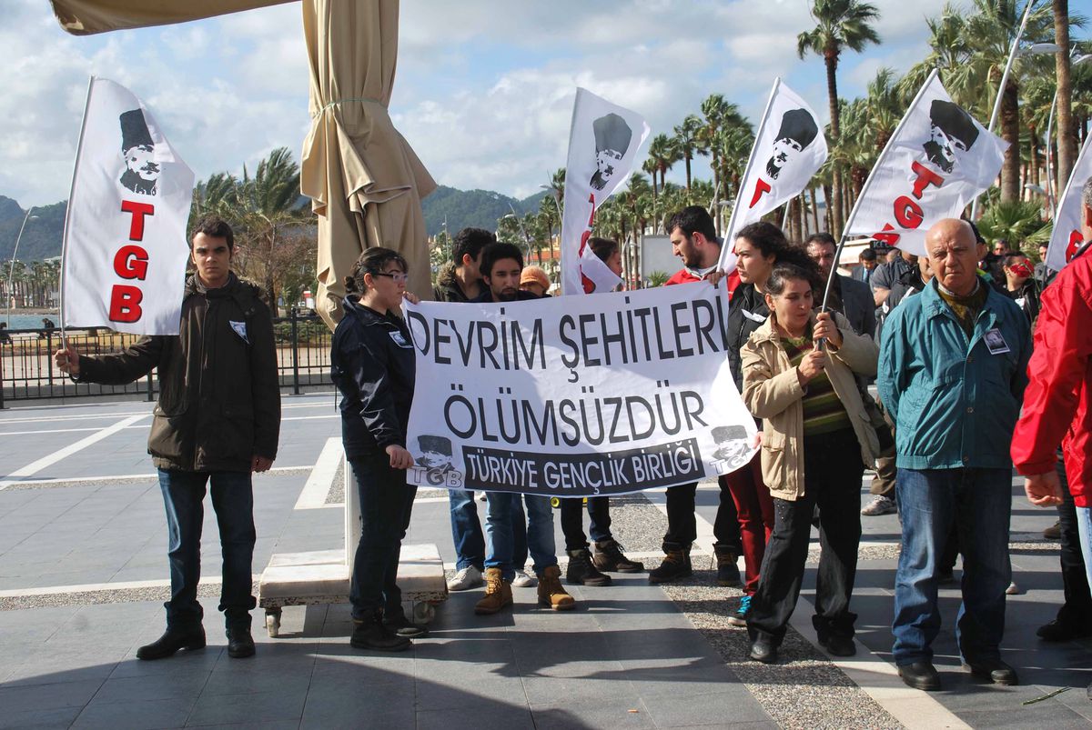 Uğur Mumcu Marmaris\'te Anıldı