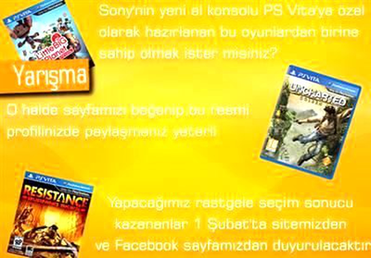 Bu Ps Vita Oyunlarından Birini Kazanmak İster Misiniz?
