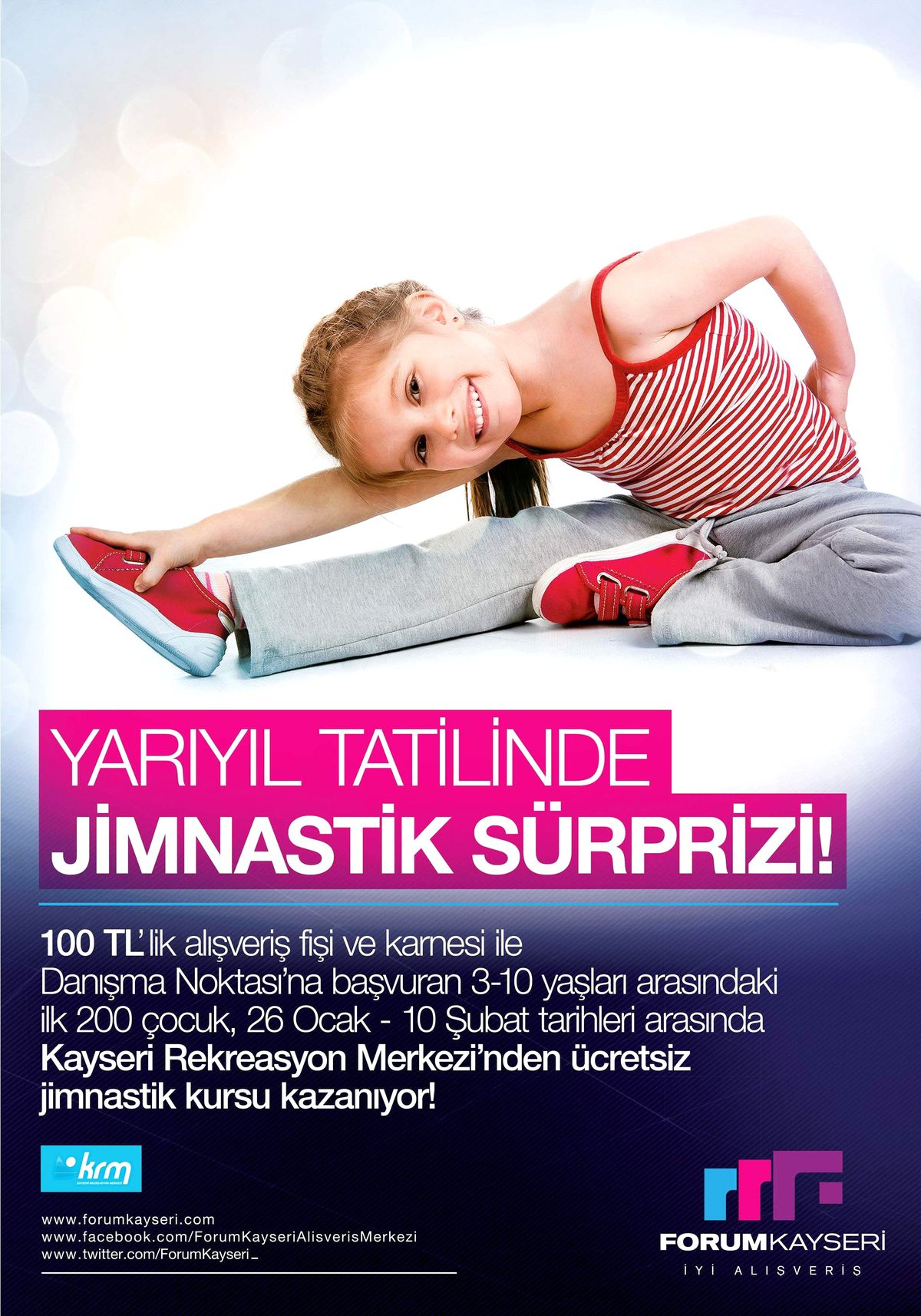 Forum Kayseri\'den, Öğrencilere Yarıl Yıl Tatili Sürprizi