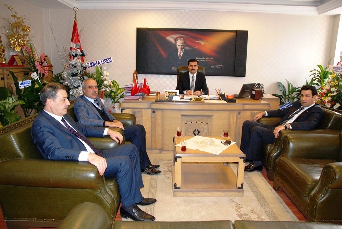 İl Genel Meclisi Başkanından Milli Eğitim Müdürü Metin İlci\'ye Ziyaret