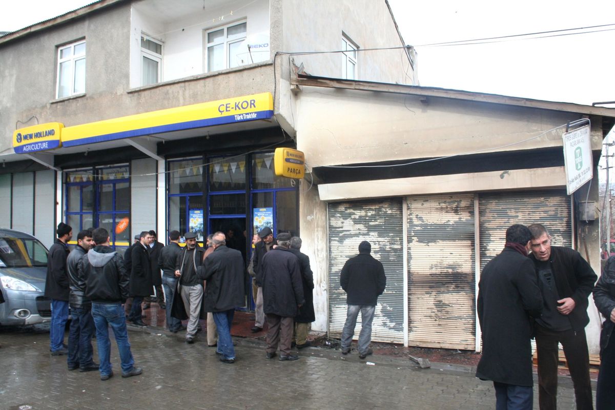 Bulanık\'ta Yangın