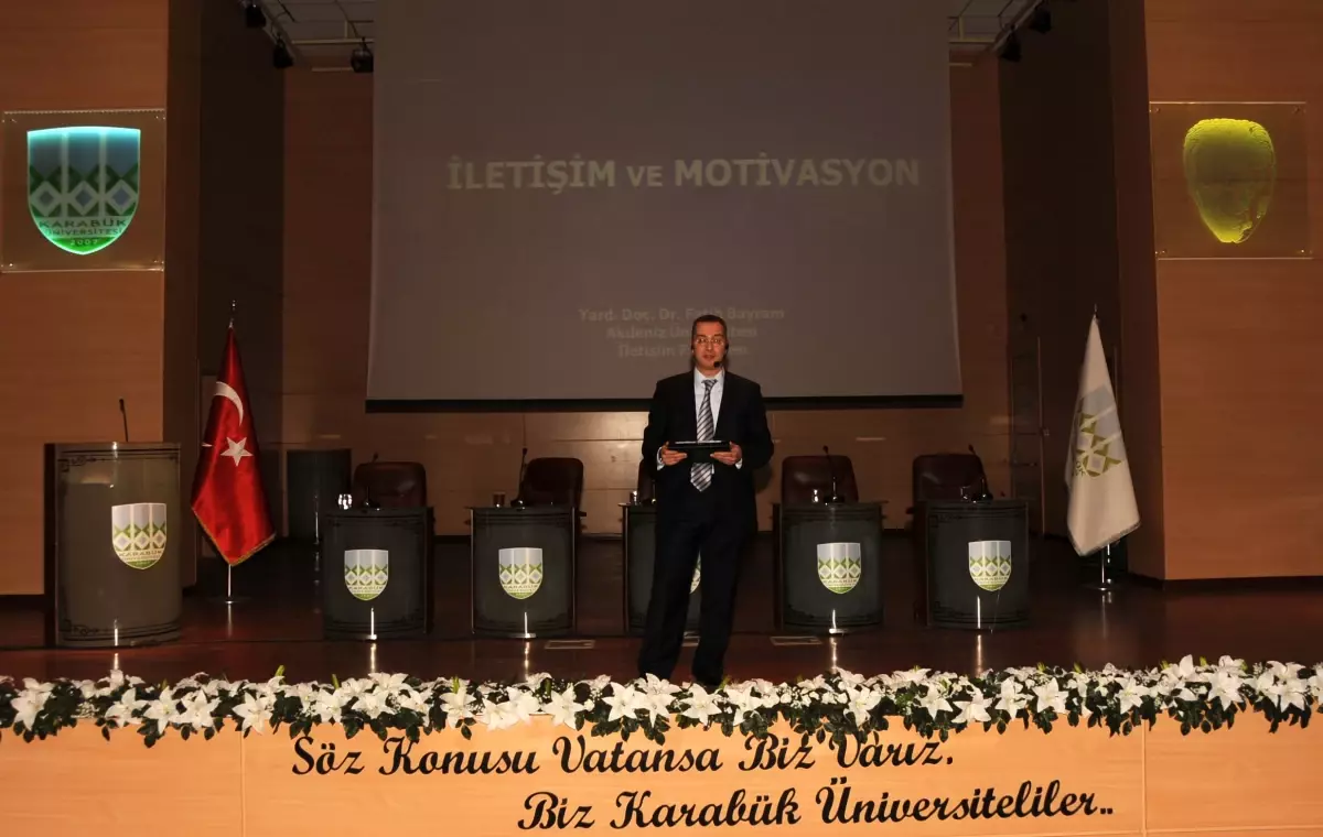 Kbü\'de "İletişim ve Motivasyon" Eğitim Semineri