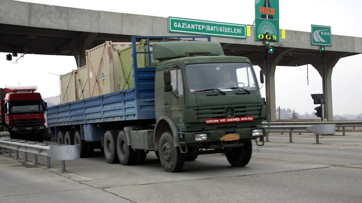 Patriot Malzemeleri Gaziantep\'e Getirildi