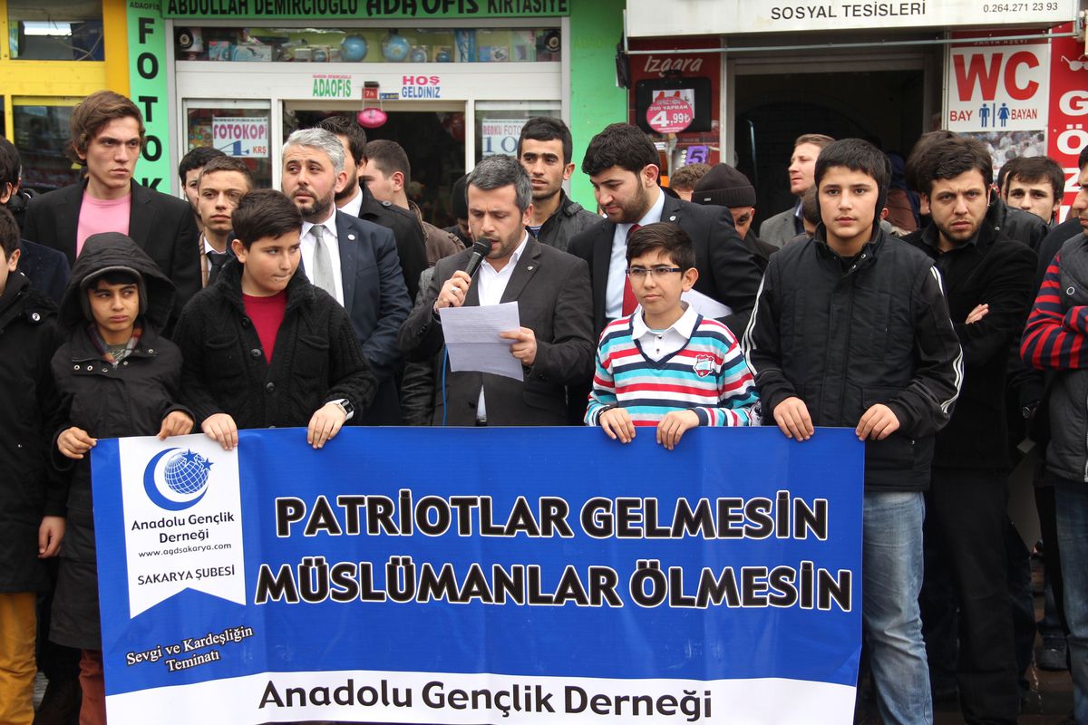 Sakarya\'da Agd\'den Patriot Eylemi