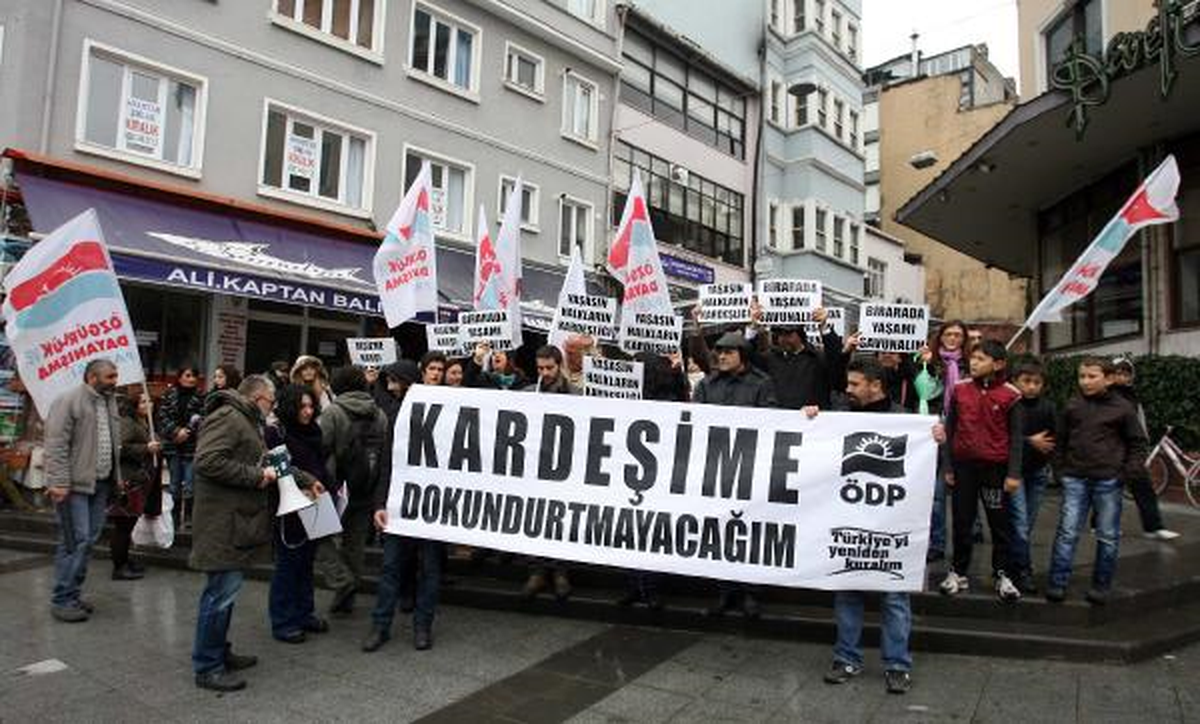 Samatya Meydanı\'nda Basın Açıklaması