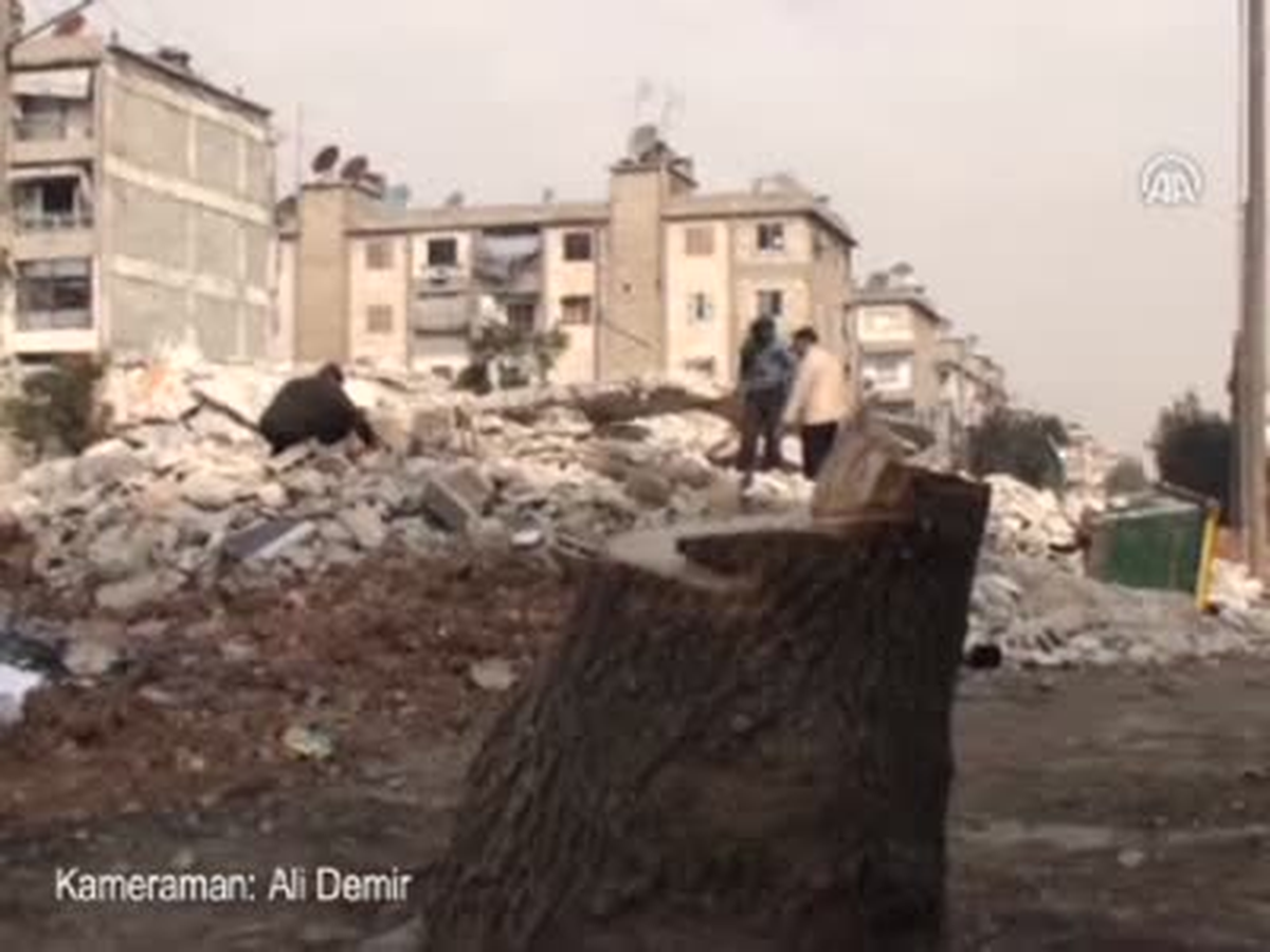 Isınmak İçin Parklardan Ağaç Kesiyorlar