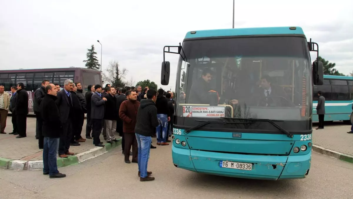 Özel Halk Otobüsçüleri Büyükşehir Belediyesi ile Anlaştı