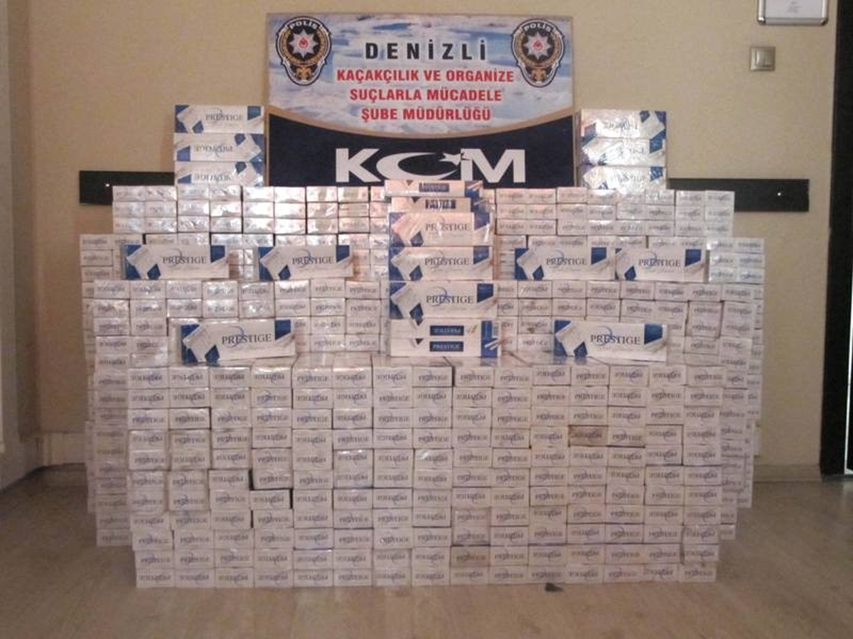 Denizli\'de Kaçak Sigara Operasyonu
