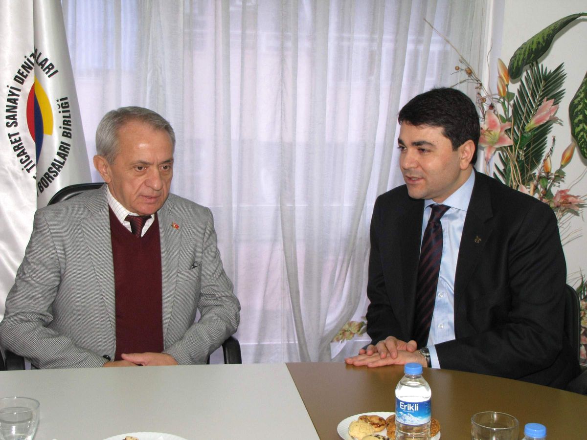 DP Genel Başkanı Uysal\'dan Mtso\'ya Ziyaret