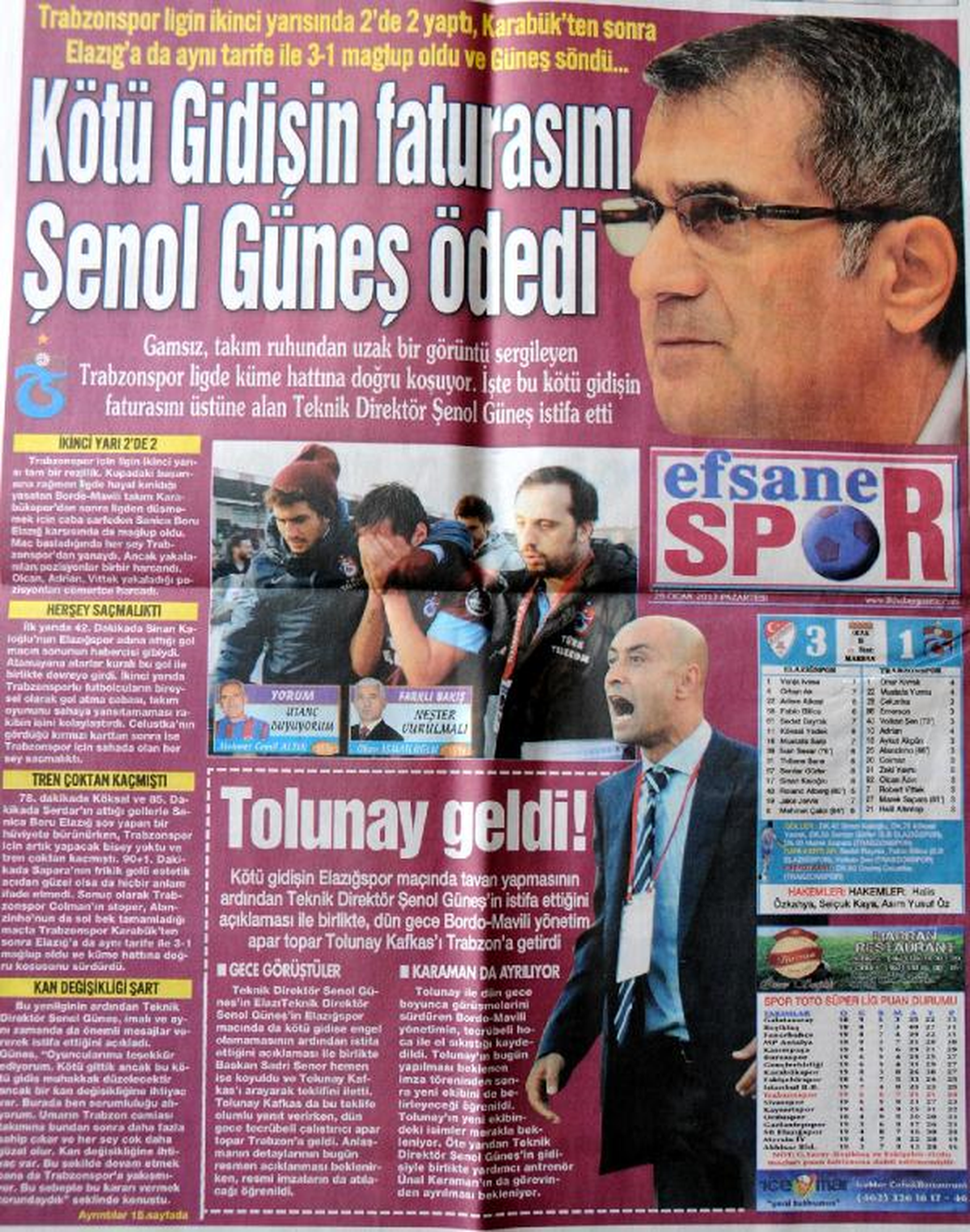 Şenol Güneş\'in İstifasının Perde Arkası: Şener\'le Yıldızları Hiç Barışmadı