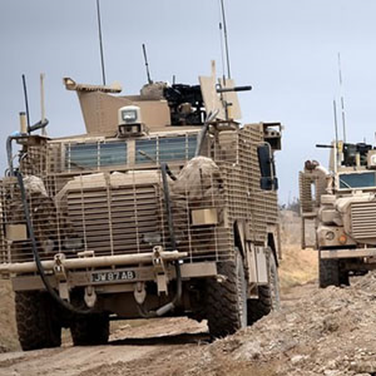 Afganistan\'da NATO Aracı Kaza Yaptı
