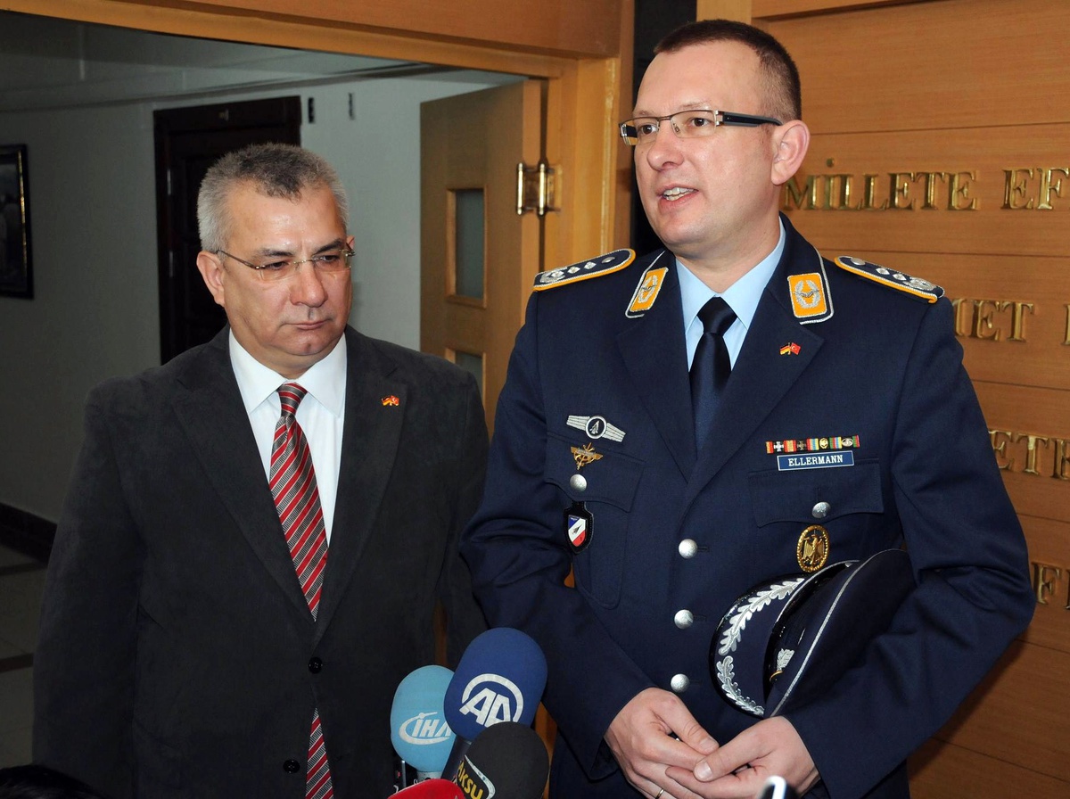 Alman Patrıot Füze Sistemi Birliği Komutanından Valiye Bilgilendirme Ziyareti