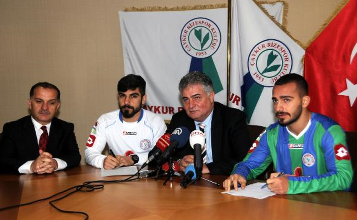 Çaykur Rizespor\'da Sercan ve Eren İmzayı Attı