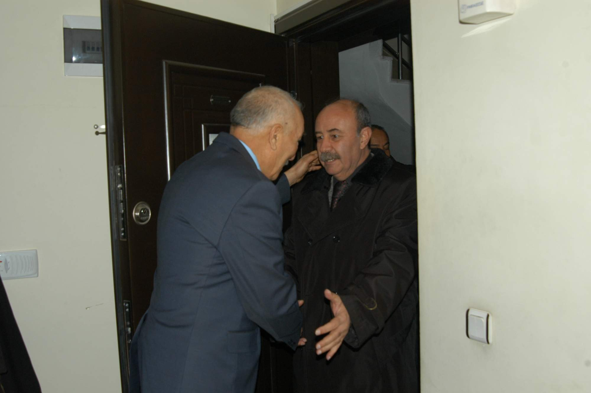 CHP İl Başkanı Sadık Atila, Otobuscüler Odası Başkanı Ali Aslan'ı Ziyaret Etti