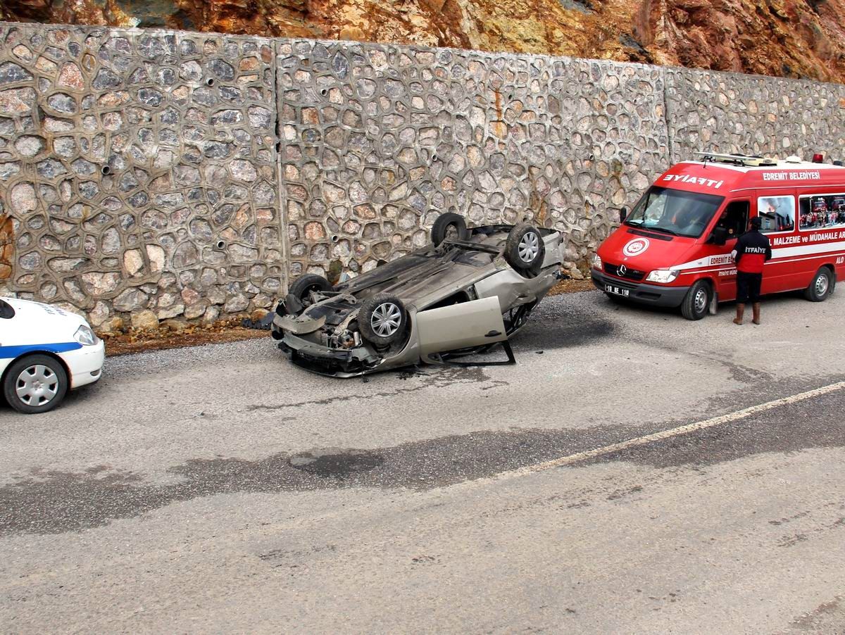 Havran\'da Trafik Kazası: 1 Yaralı