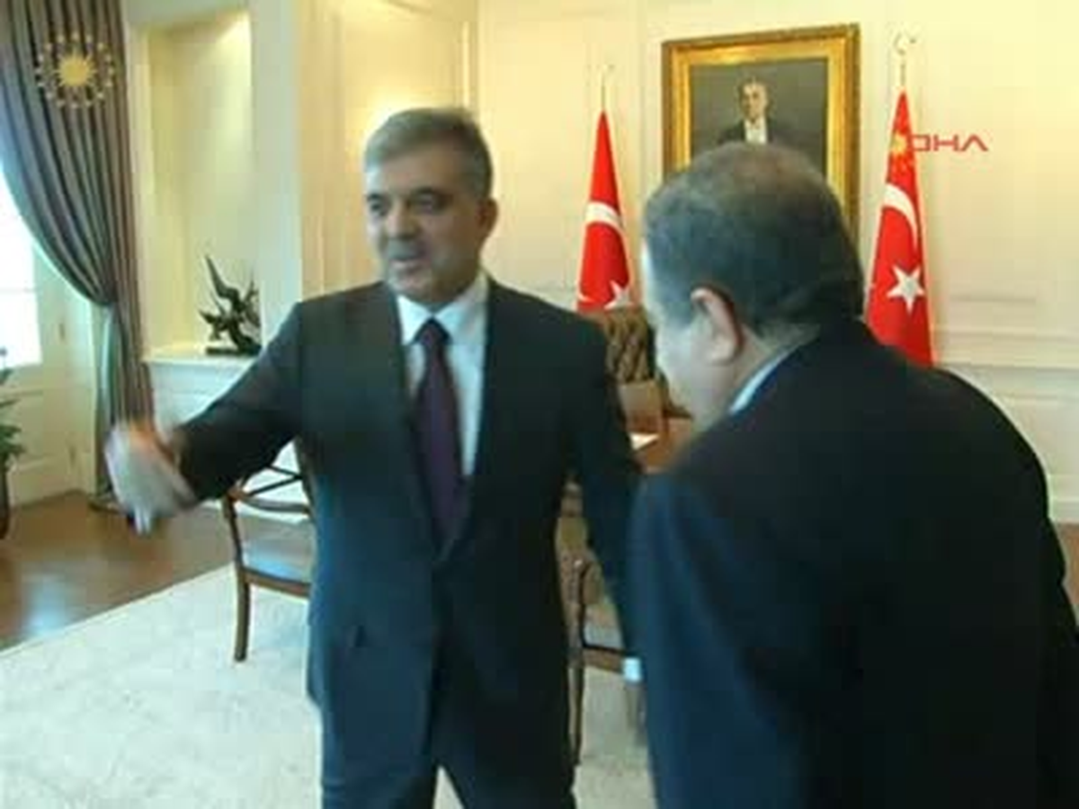 İçişleri Bakanı Güler Çankaya Köşkü\'nde