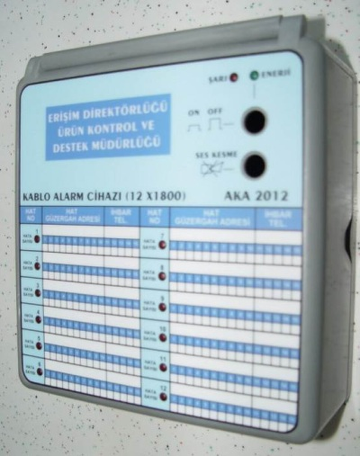 Kablo Hırsızlığına Karşı Alarm Sistemi
