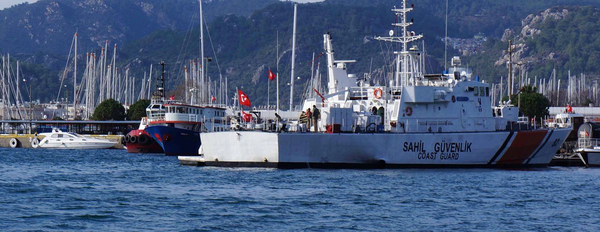 Marmaris\'te Yunan Bayraklı Motor Yata Operasyon
