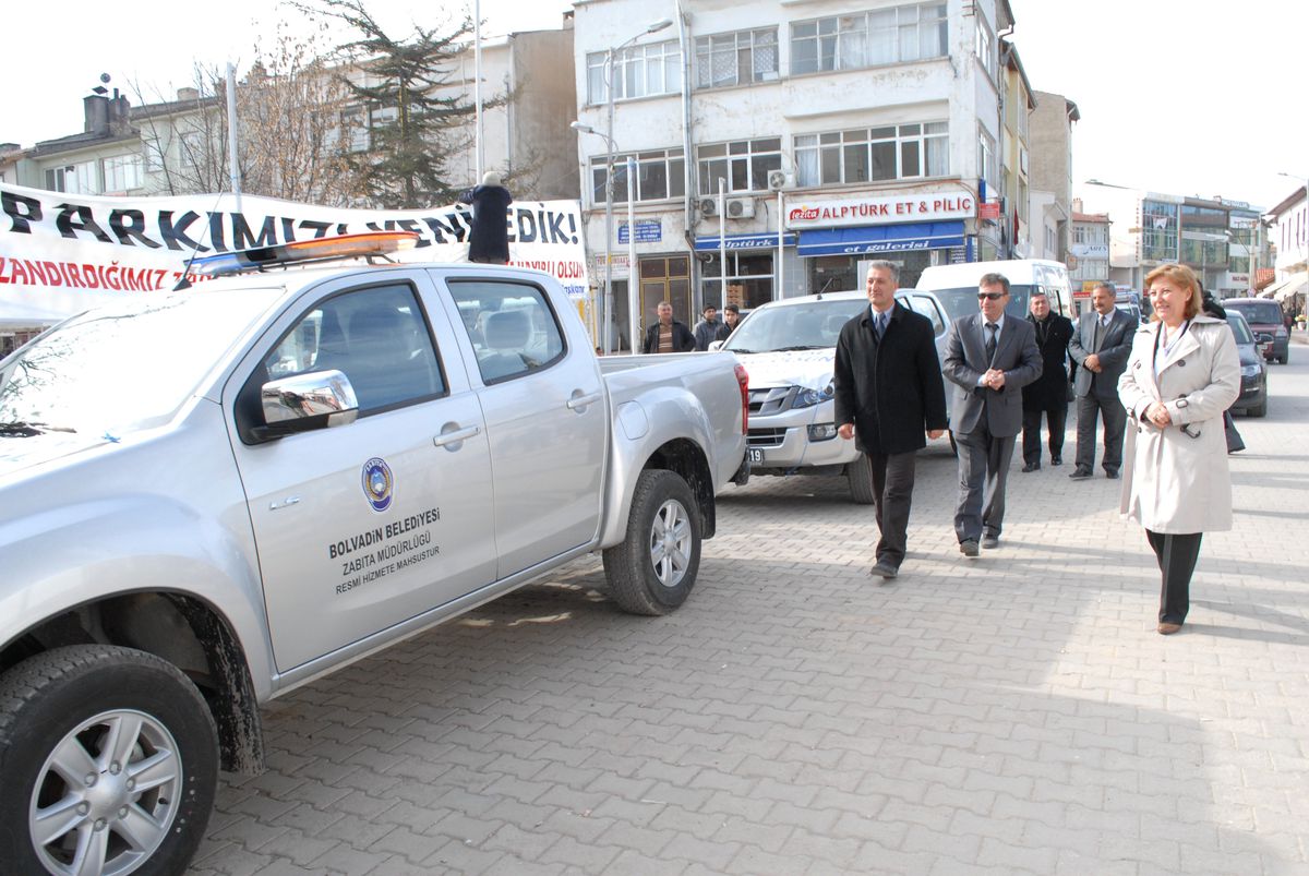 Bolvadin\'de Yeni Alınan 7 Araç Hizmete Girdi