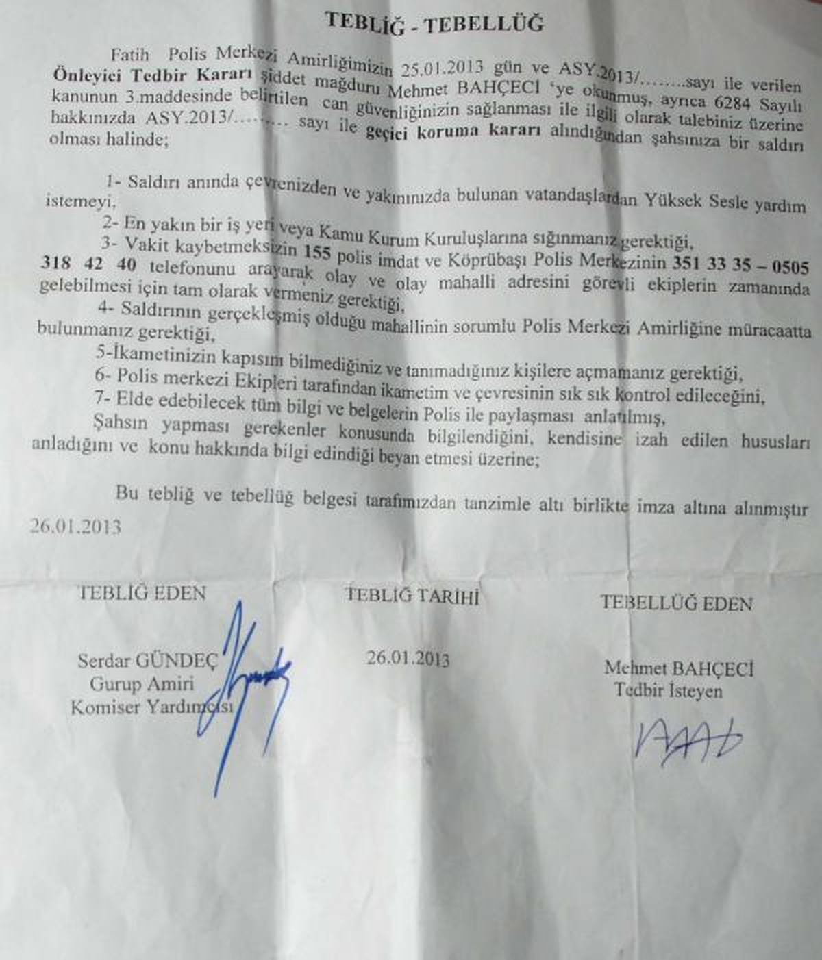 Eşinden Dayak Yiyen Koca, Koruma Altına Alındı
