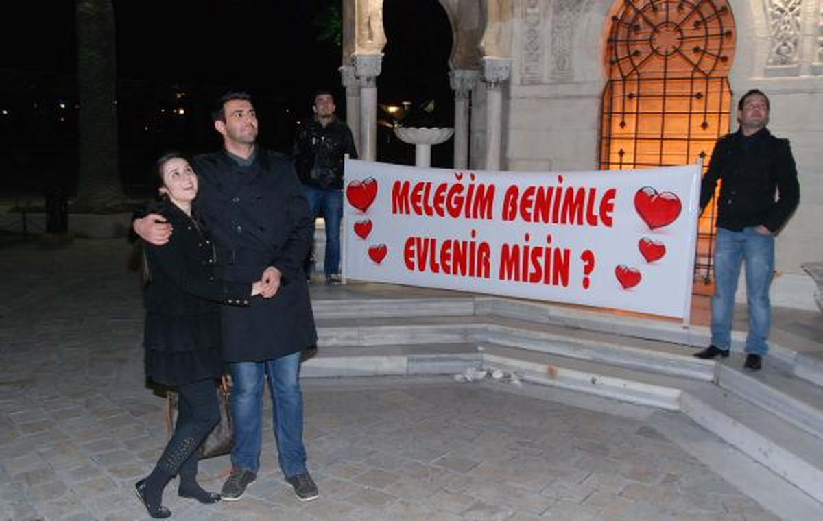 Evlilik Teklifi Gökyüzünden Geldi