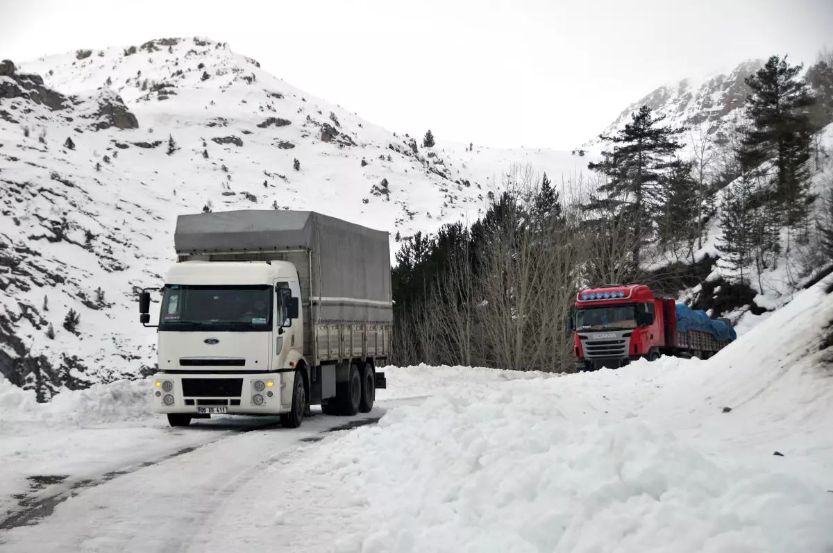 Gümüşhane\'de Denetimden Kaçan Kamyonlar Köy Yollarını Tahrip Ediyor