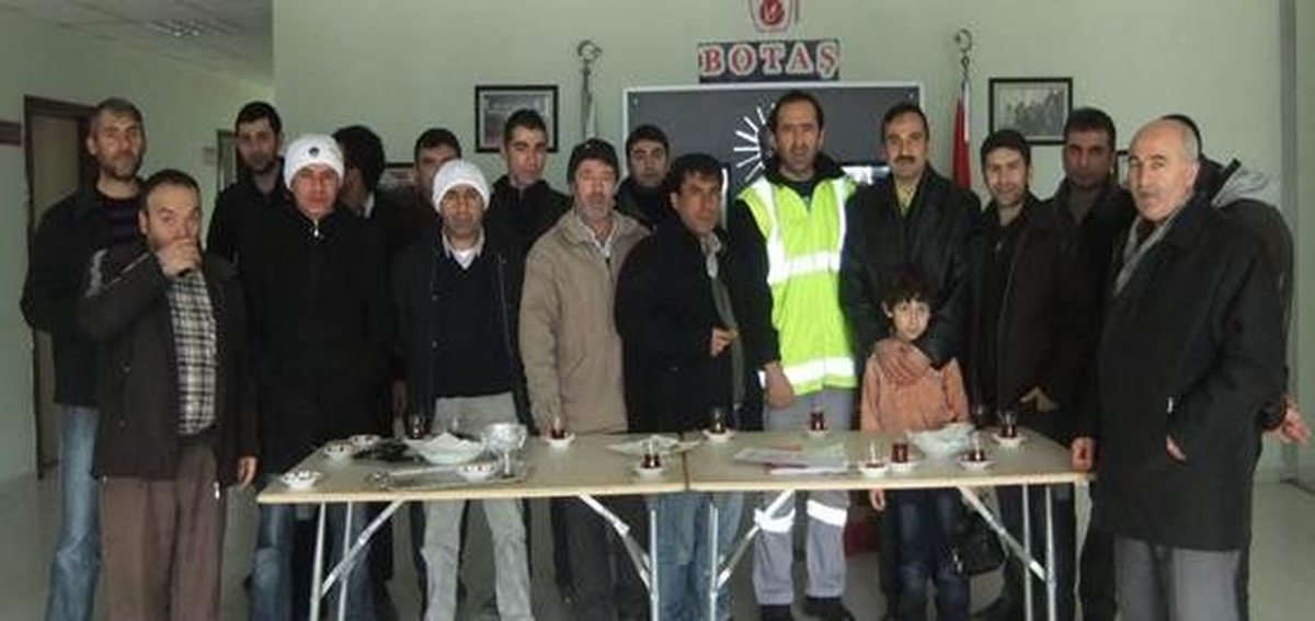 Kursiyerler Botaş\'ı Gezdi