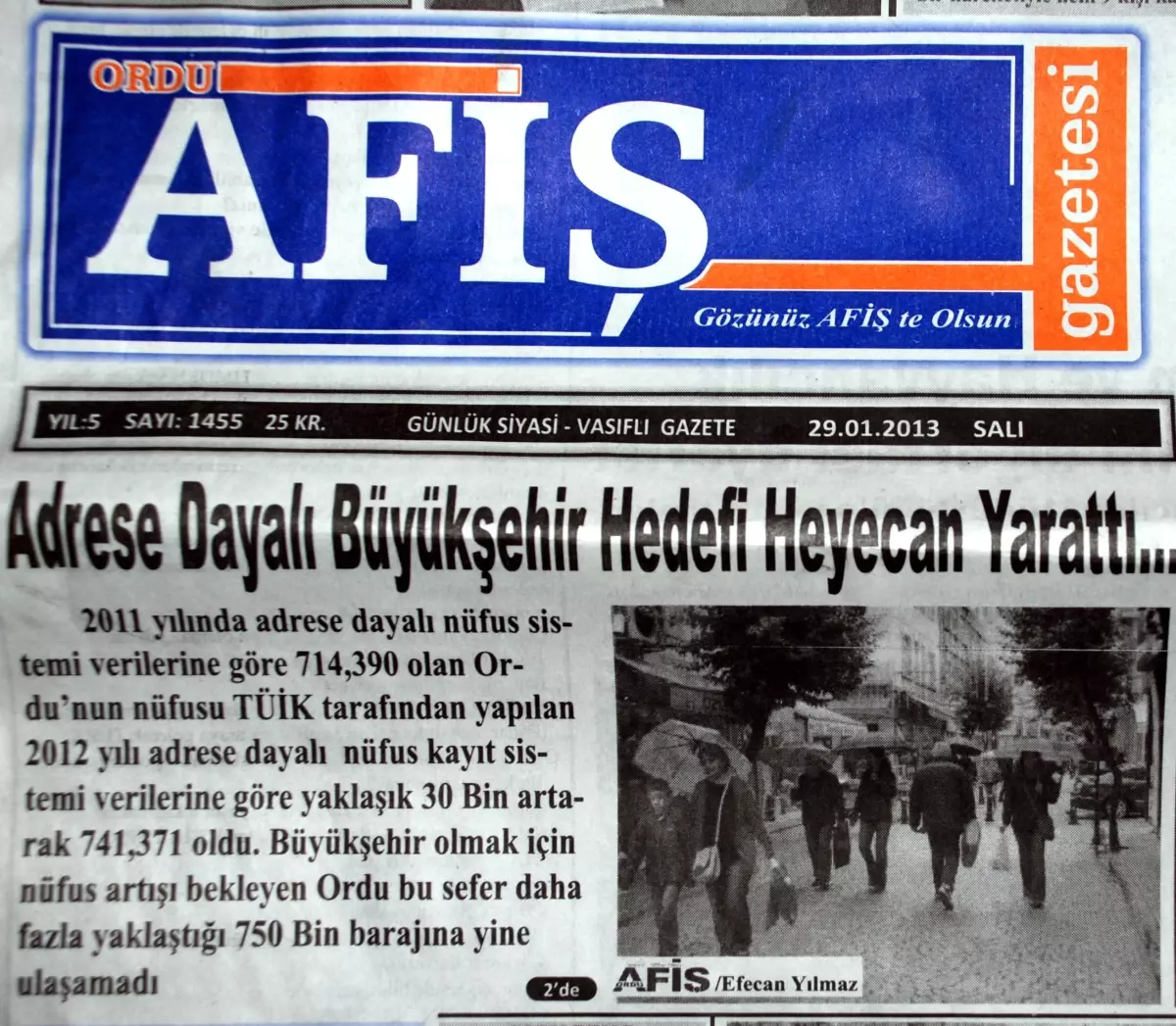 \'Ordu Afiş\' 6 Yaşında