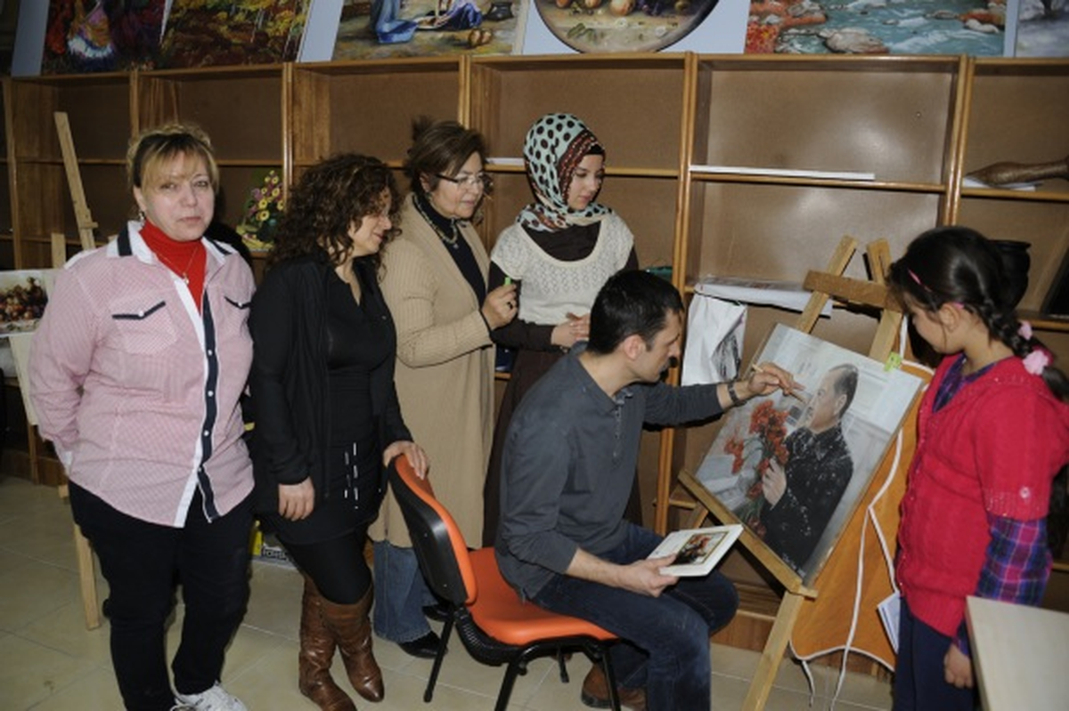 Resim Kursuna İlgi Artıyor