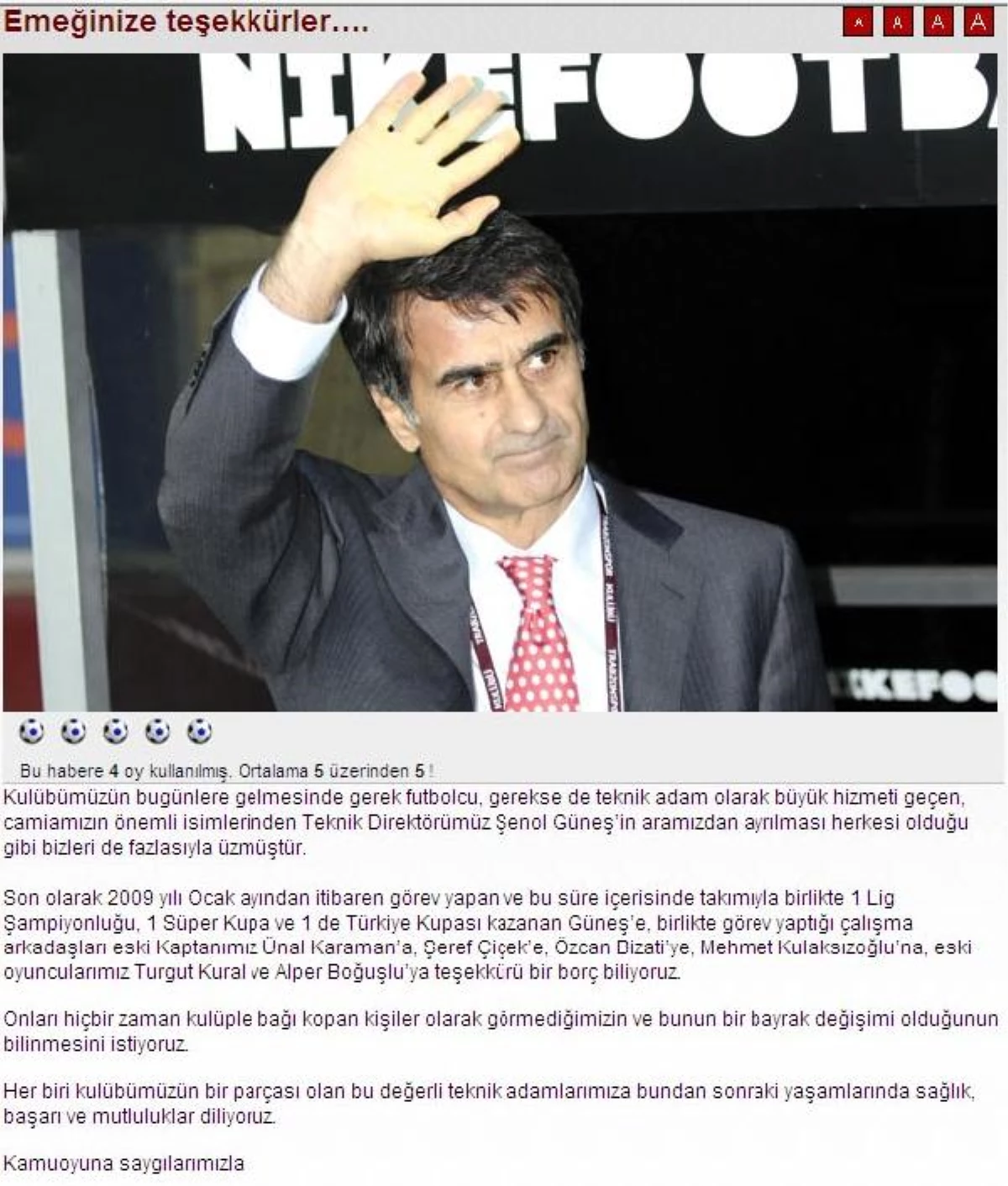 Trabzonspor Başkanı Şener\'den Stat İhalesi İçin Uyarı