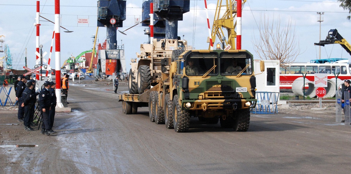 ABD Patriot Füze Rampaları Gaziantep Yolunda