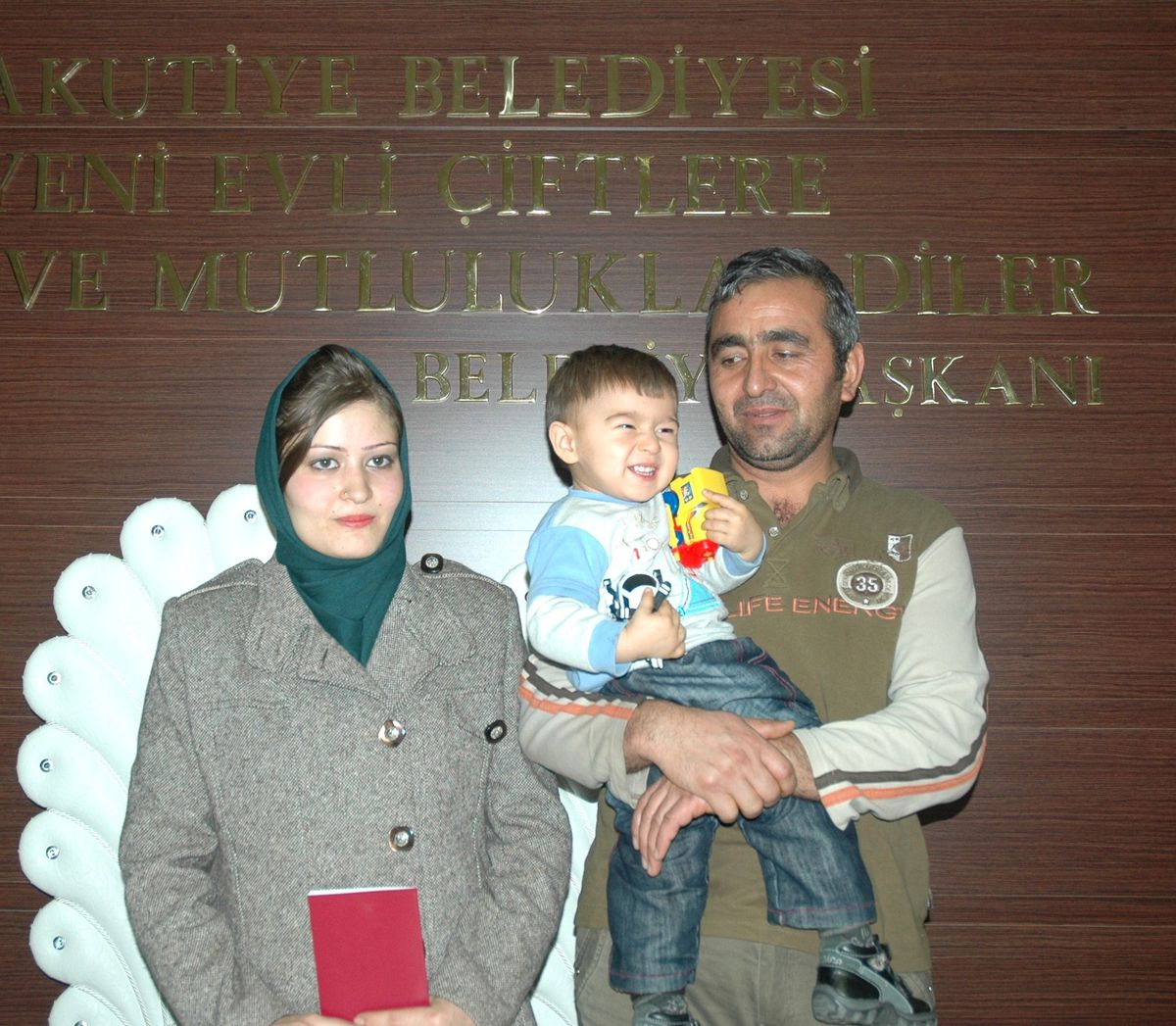 Afganlı Çift, Erzurum\'da Resmi Nikah Kıydırdı