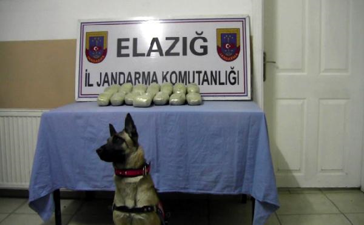Elazığ\'da 8 Kilo Eroin Ele Geçirildi