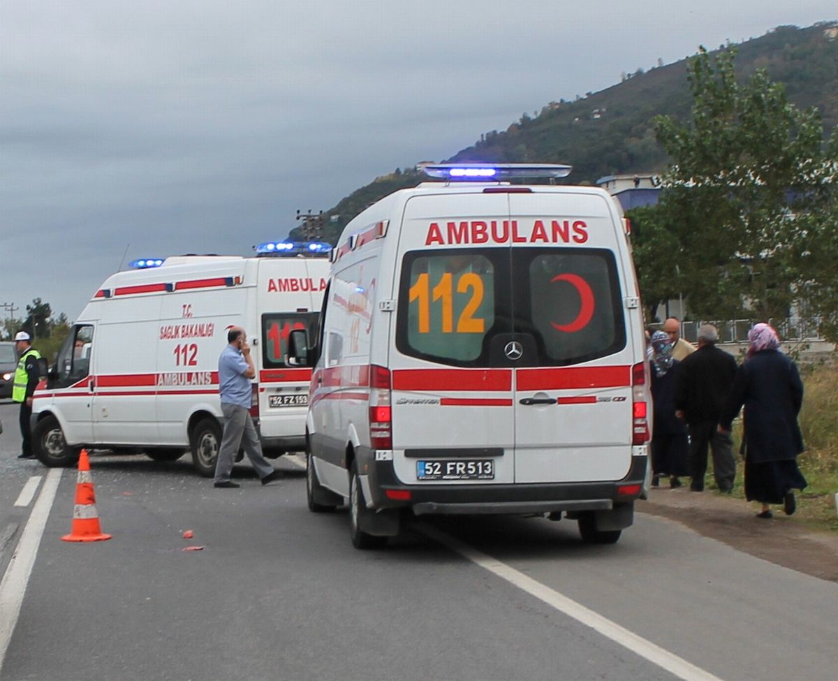 Ordu\'ya 5 Yeni Ambulans
