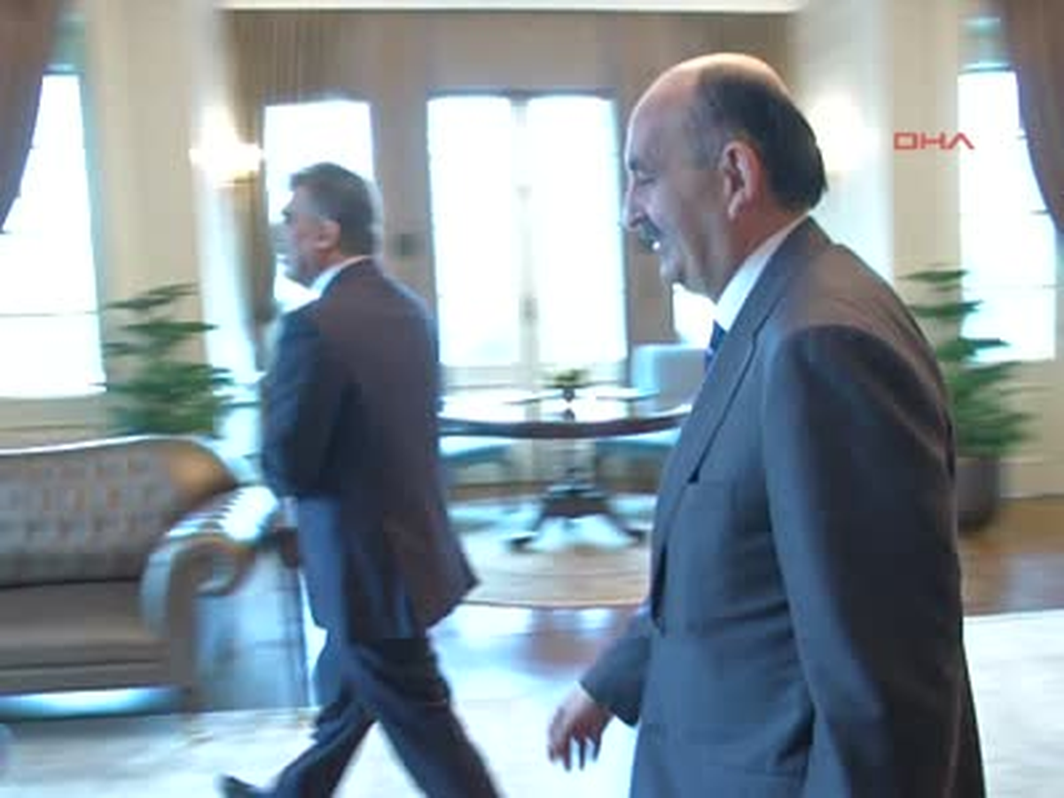 Sağlık Bakanı Müezzinoğlu Çankaya Köşkü\'nde