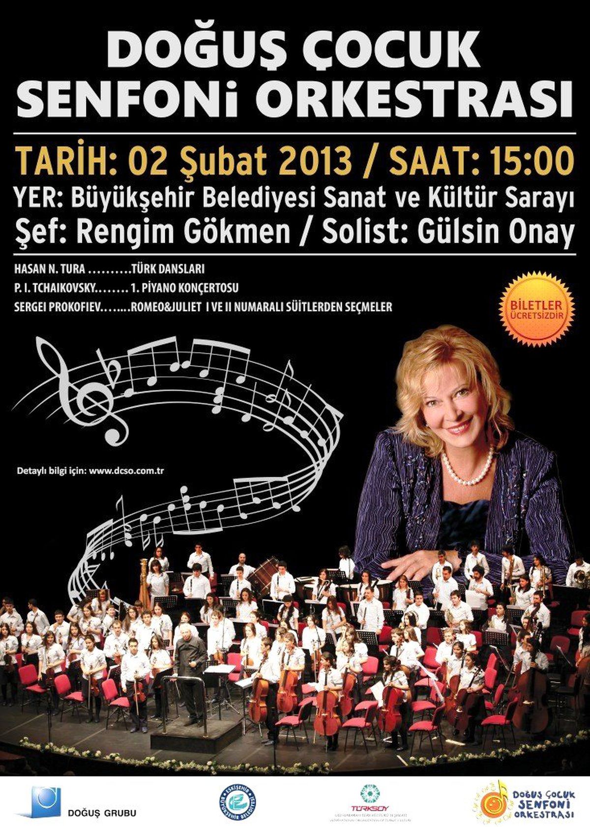 Türkiye\'nin İlk Çocuk Senfoni Orkestrası Eskişehir\'de Konser Verecek