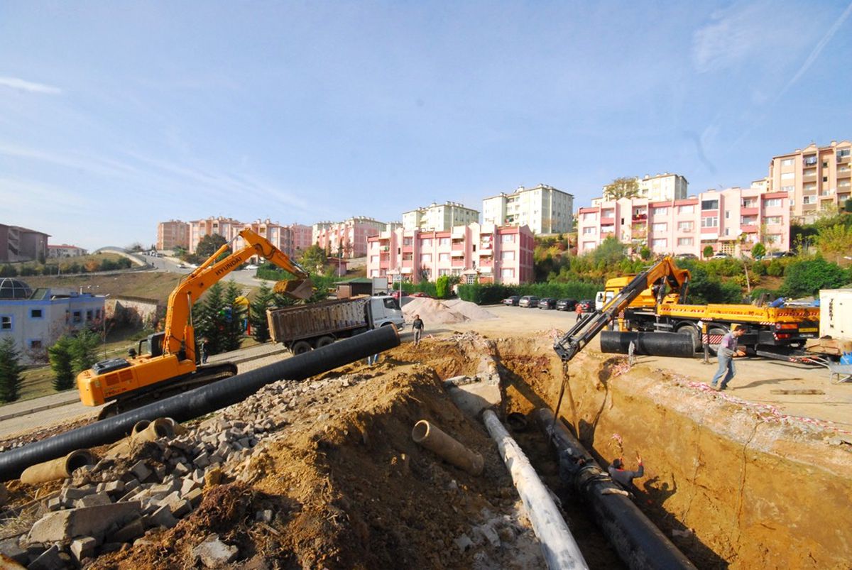 Yenikent İsale Hattı Tamamlanıyor