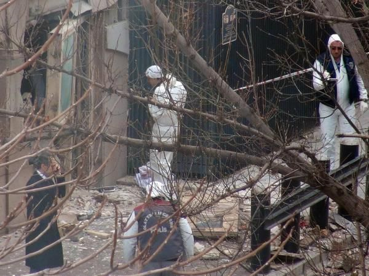 ABD\'nin Ankara Büyükelçiliği Girişindeki Patlama