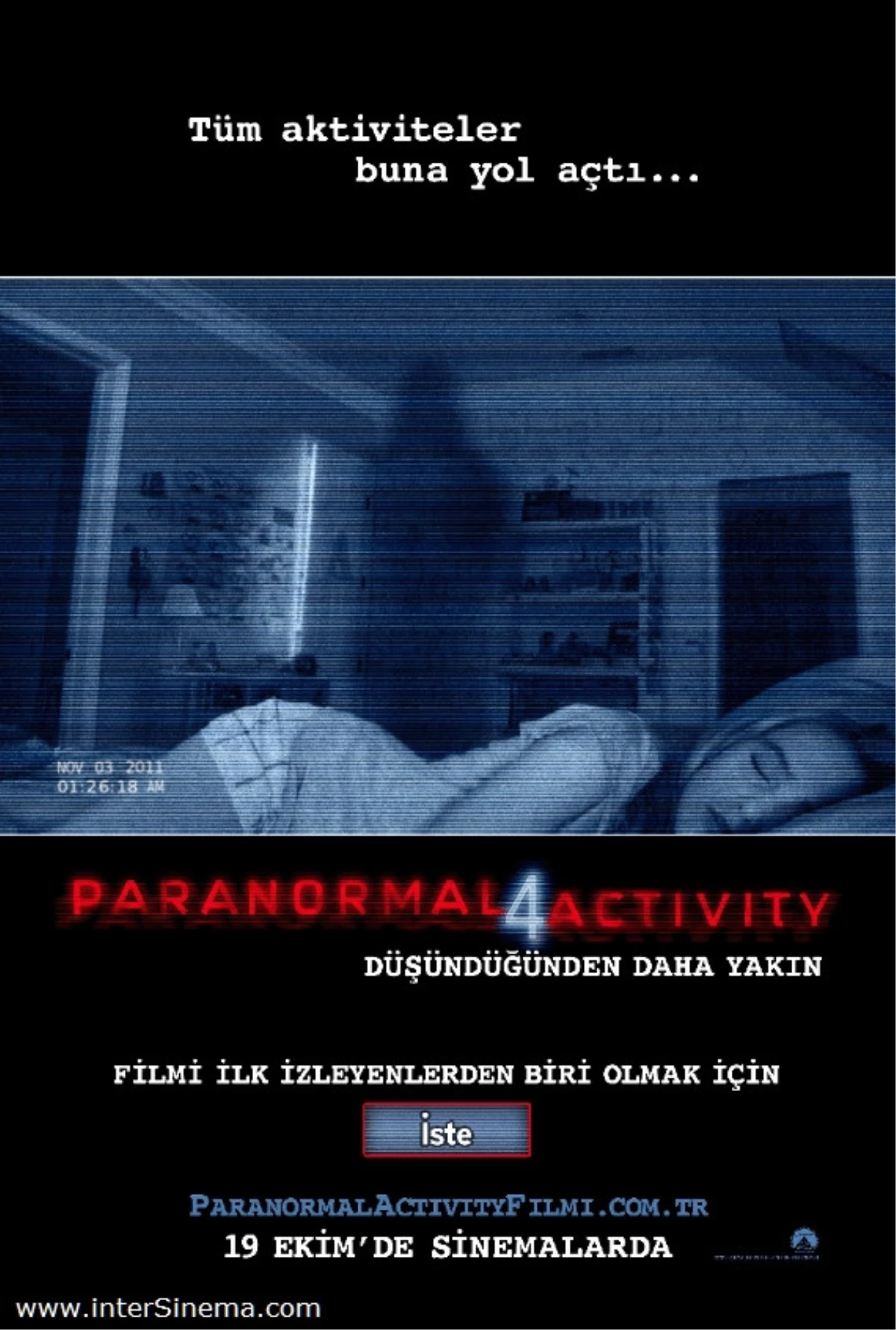 Paranormal Activity 4 Filmi