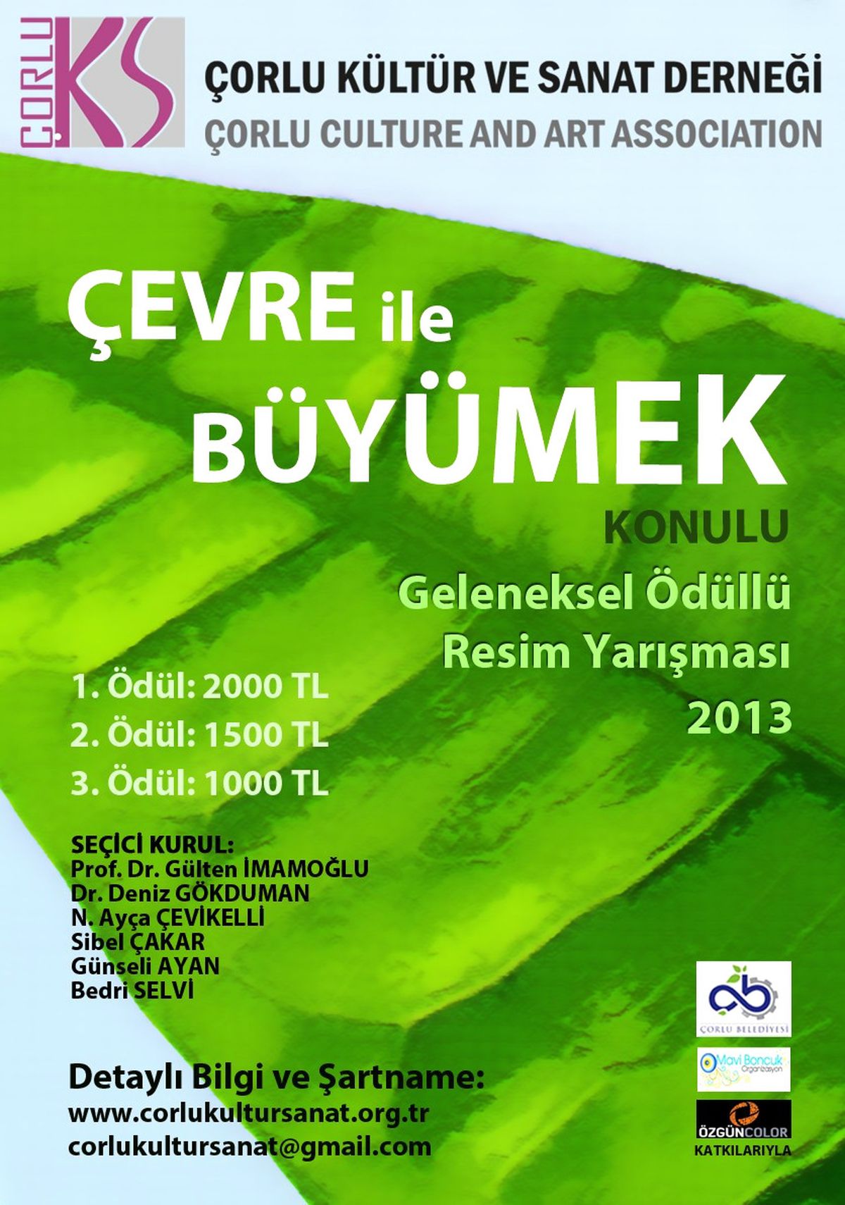 Çorlu Kültür ve Sanat Derneği\'nden Ödüllü Resim Yarışması