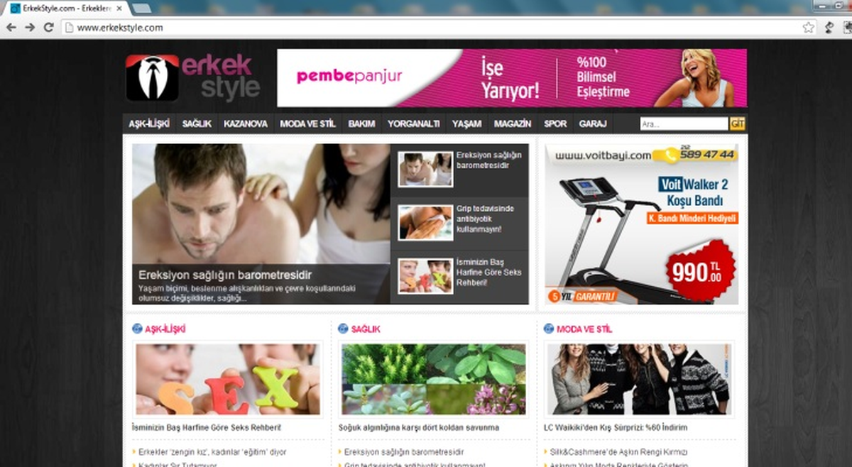 Erkeğin Gündemi Erkekstyle.Com\'da Belirleniyor