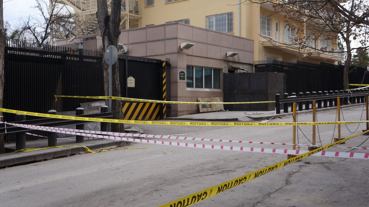 ABD\'nin Ankara Büyükelçiliği Girişindeki Patlama