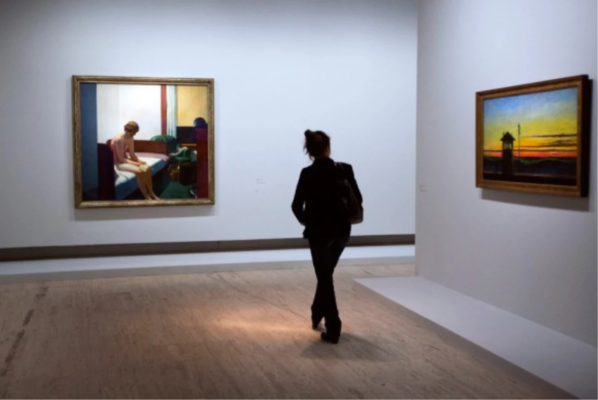 Amerikalı Ünlü Ressam Hopper\'ın Paris\'teki Anma Sergisini Yaklaşık 800 Bin Kişi Gezdi