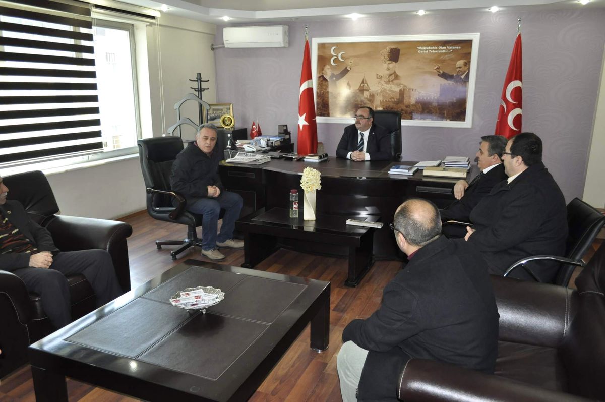 Harb-İş\'den MHP\'ye Ziyaret
