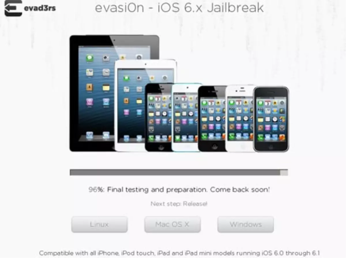 İOS 6,1 Jailbreak Bugün Çıkıyor