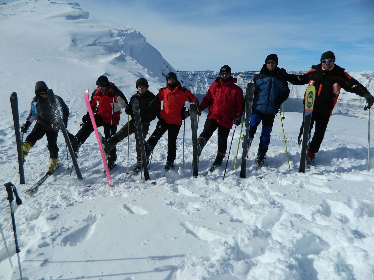 Nemrut Dağı Kayak Severlerin Akınına Uğradı